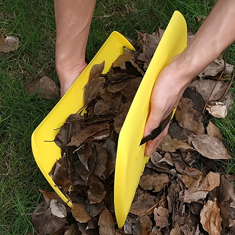 

2pcs Leaf Rake Hand Rake - Large Plastic Garden Grabber, For Picking Up Leaves, Grass , - Gardening Hand Tool Set