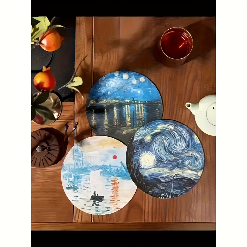 Personalized Round Photo Coasters for Weddings & Parties