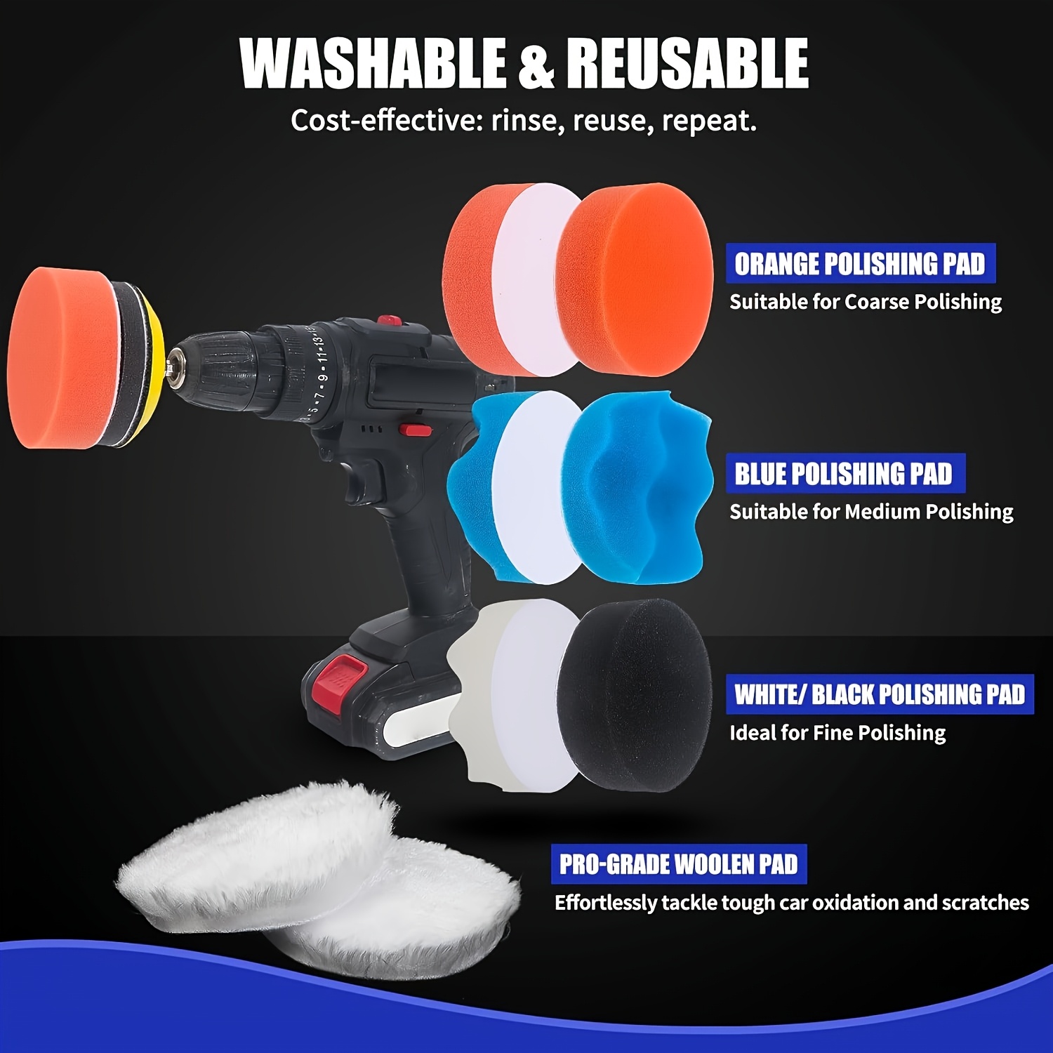 Kit De Tampon De Polissage - Auto