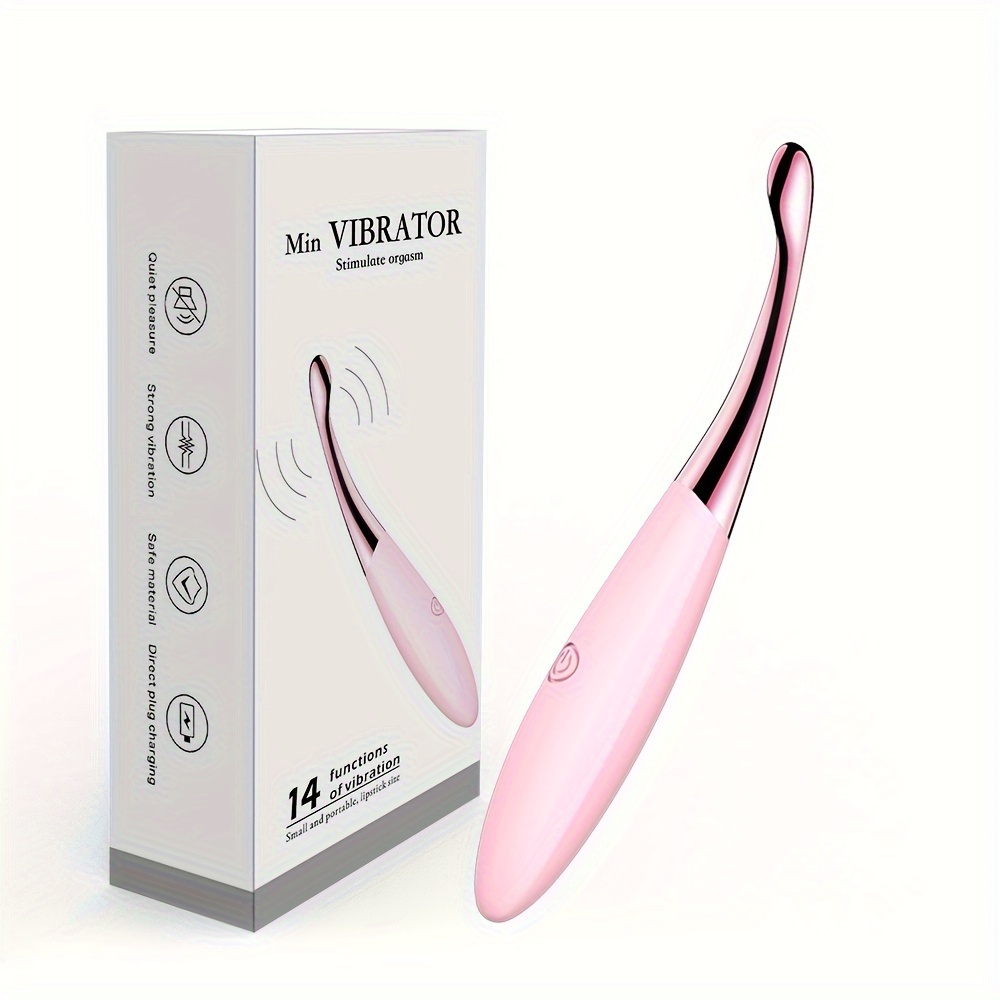 14 frequency female point pen vibrator stimulator portable handheld female vibrator g spot breast massage point vibrator 8