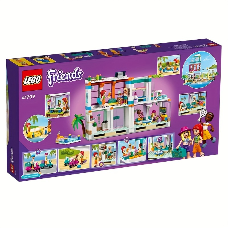 European Version, 41709 LEGO Vacation Beach House, Includes A Mia Mini-Doll, Plus 3 More Characters And 2 Animal Figures to Spark Hours Of Imaginative Role Play