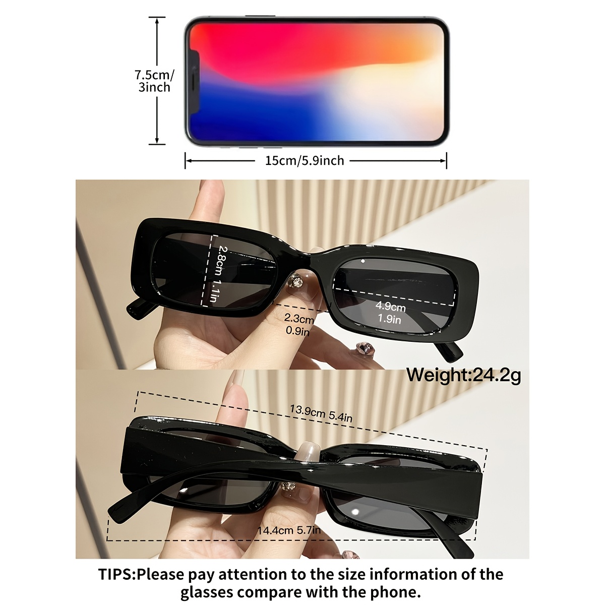 4pcs womens glasses set leopard - Temu Mauritius display picture 1