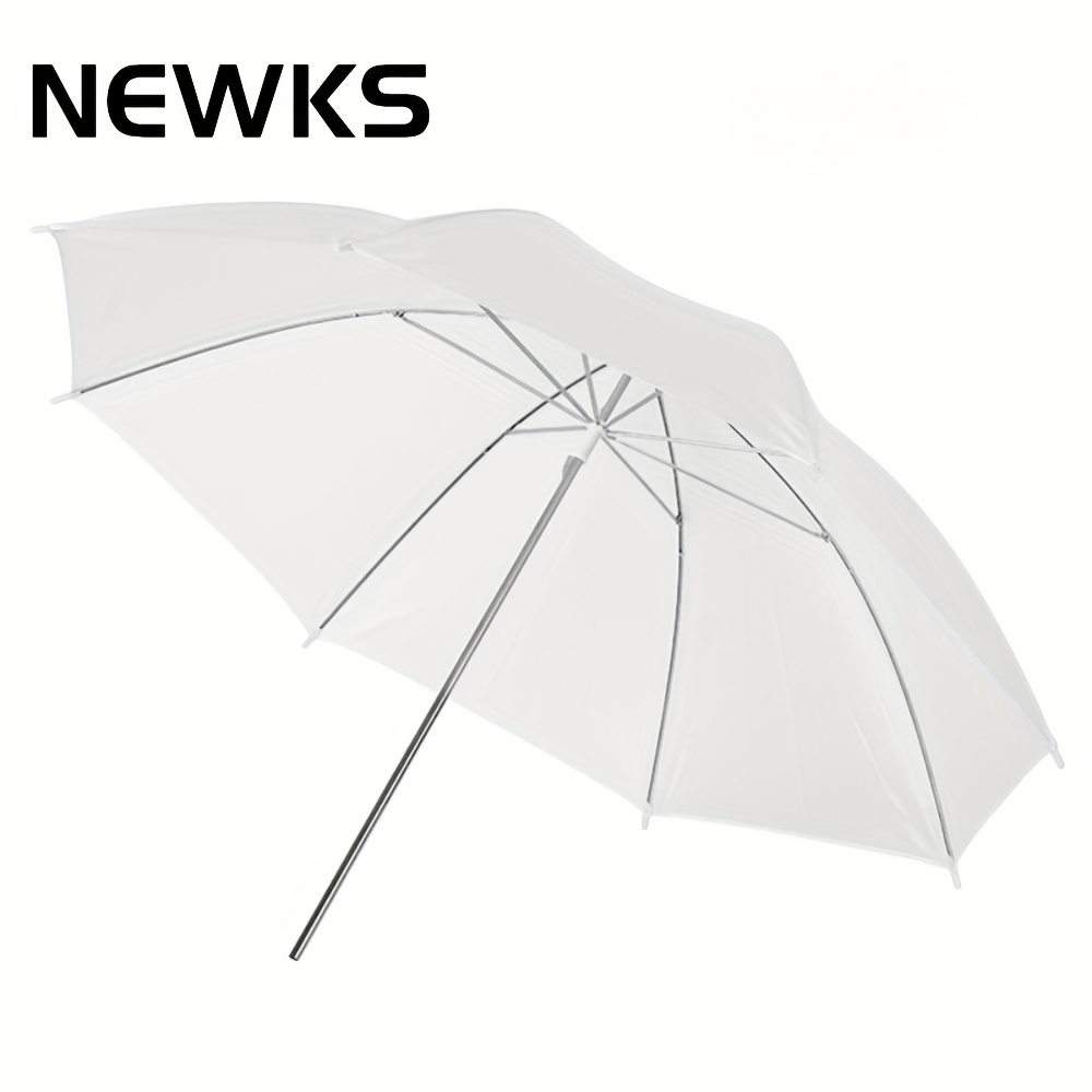 

1pc Newks 22.8" Diameter Translucent Photography Reflector Umbrella - Diffuser For Photo & Video Studio Shooting (bracket Not Included)