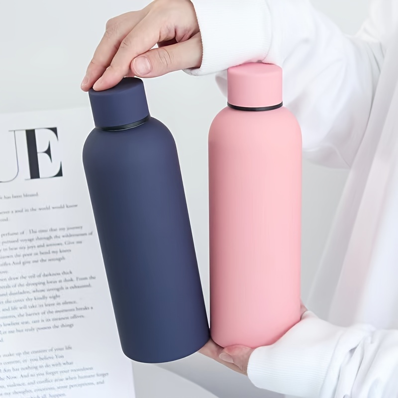 

304 Stainless Steel Insulated Bottle: High-quality Rubber Coating For Portability