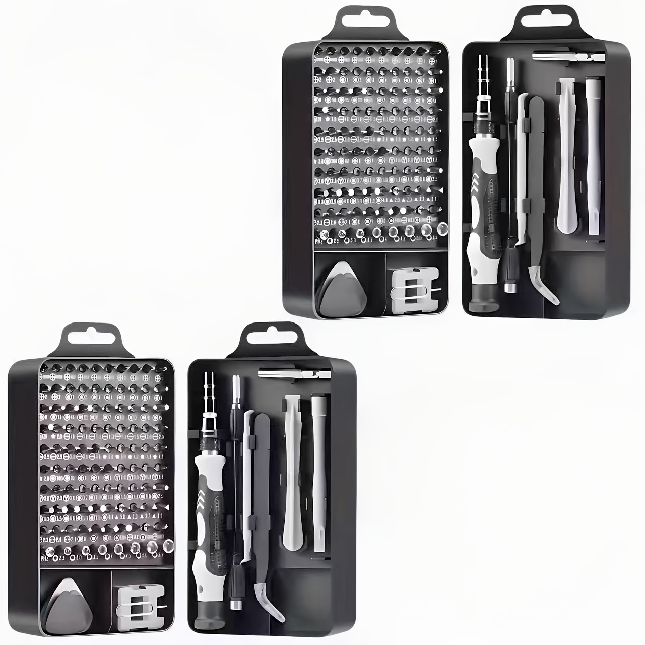 TEMU Screwdriver Set, 117in 1 Precision Screwdrivers With , More Bits For Repair , , Computer, Laptop, Watch, Glasses Etc. Anti-slip Grip For A
