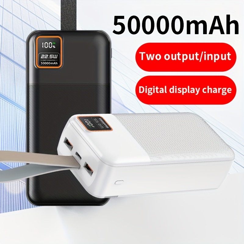 

50000mah Super Charging , Led Display / /multiple Interfaces, Suitable For Charging Phones/ Electronic , Battery ,