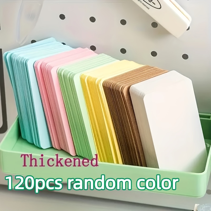E-shop 120 Papierkarten in zufälligen Farben | Elegantes minimalistisches Design, geeignet für Geschäftliches, Hochzeiten, Geburtstage, Weihnachten,
