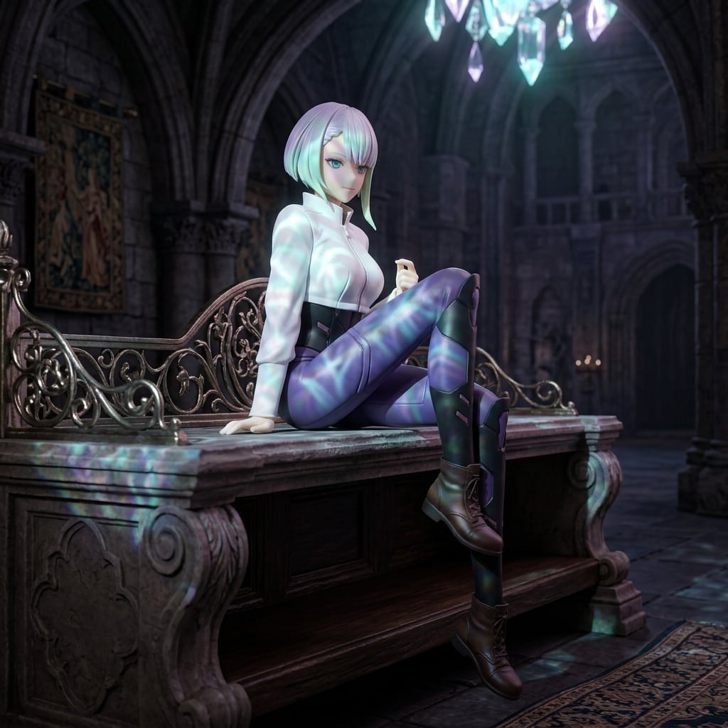 Image of Stylish Anime Model Statue Must-have Piece For Gaming Room Decor, Ideal Gift For Him, Collectible Desktop Figurine