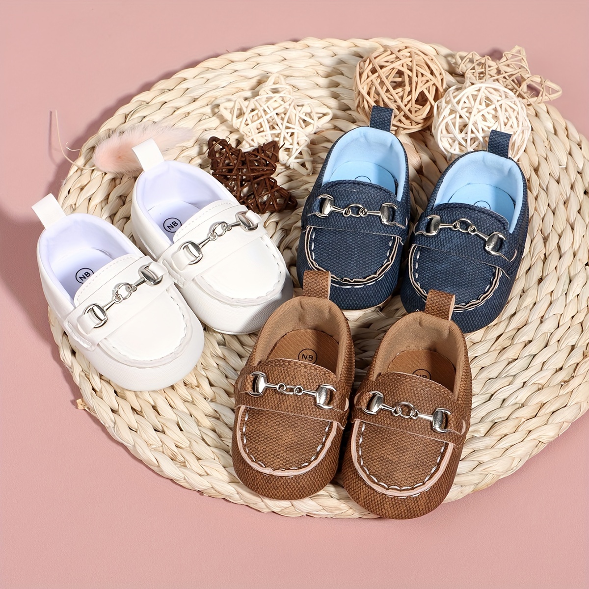 Zapatos para de bebé y de goma con cierre de de hierro, diseño  vintage de guisante para recién nacidos y n