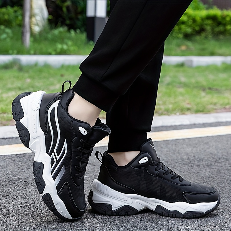 Tenis casuales de talla grande para otoño e invierno, antideslizantes, con suela gruesa para aumentar la estatura, cómodos y versátiles para viajar