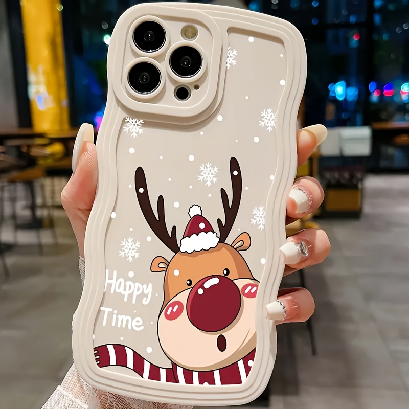 weisse welle weihnachten thema druck handyhlle cell - Temu Germany