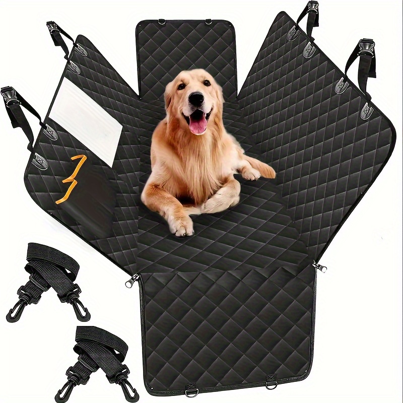 Extensor de asiento trasero para perros, funda de asiento de coche para  perro