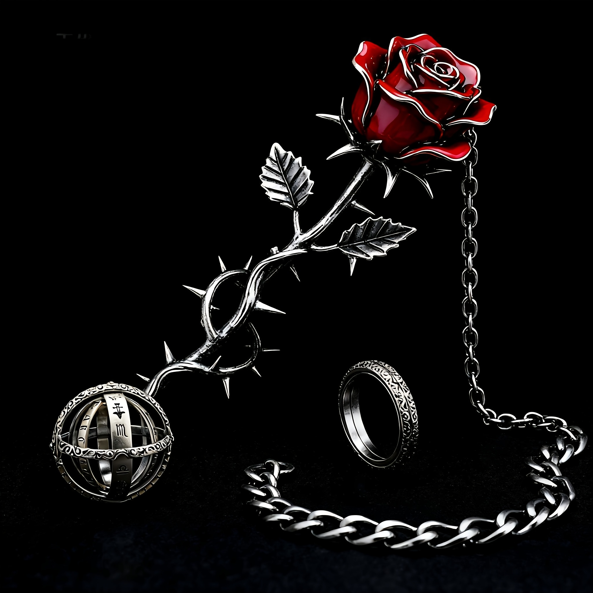 TEMU A Collection Of Vintage-style Jewelry Featuring A 925 Silver Plated Astronomical Pendant Necklace And Ring, Perfect As A Fashionable Gift For