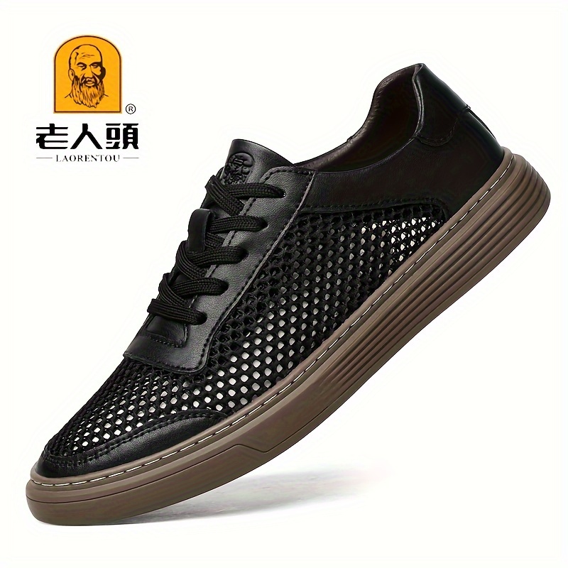 skateboard shoes laorentou men s solid colour breathable