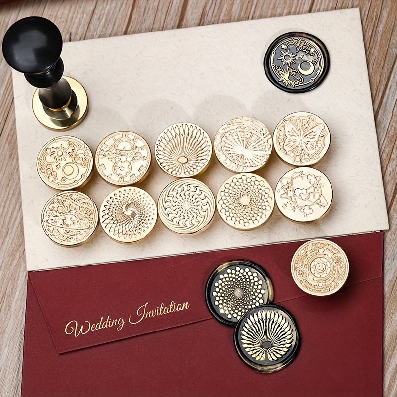 

Copper Sealing Wax Stamps - 2.5cm/3cm, , Metal Material, Wedding Invitations And Handmade Greeting Cards