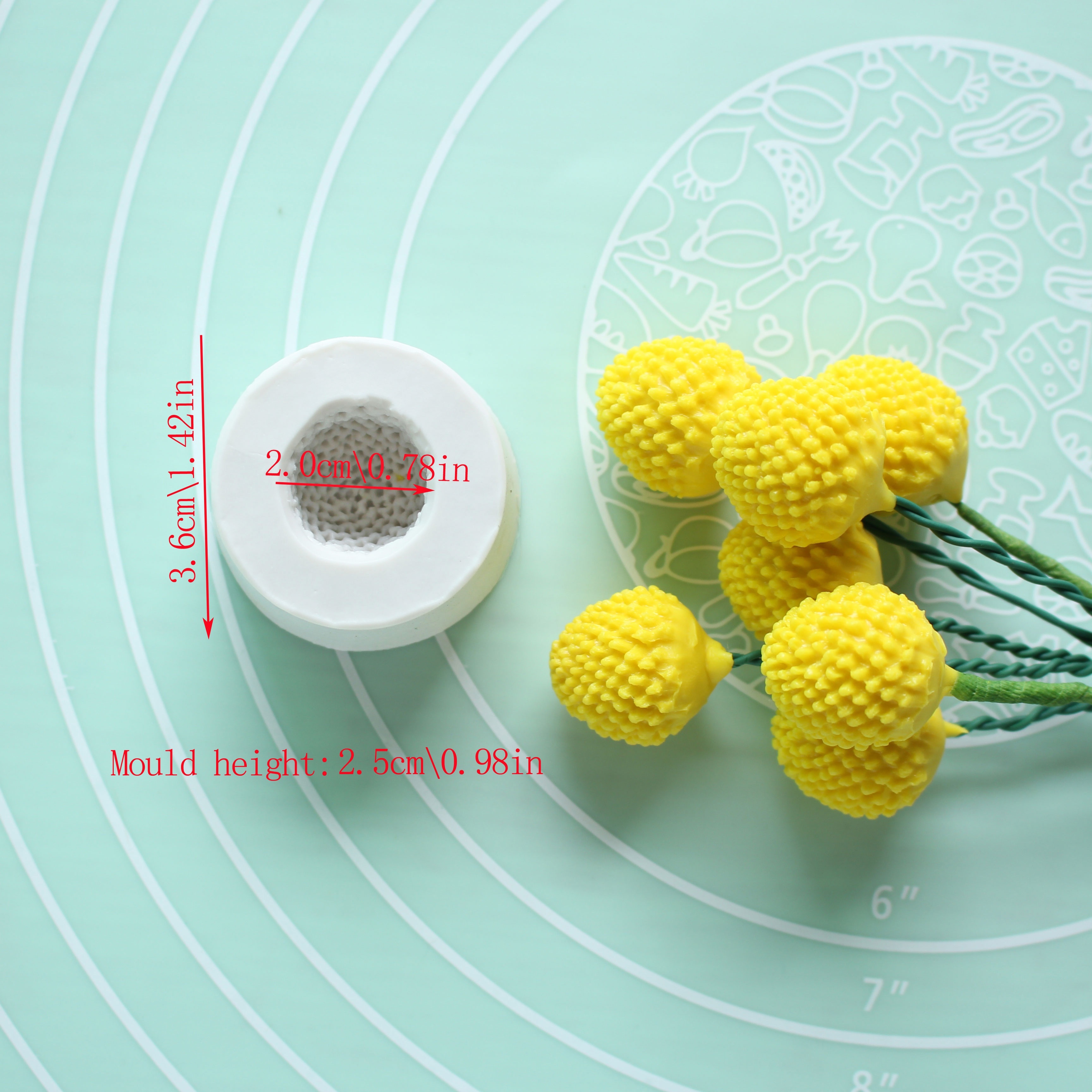 Silicone Simulation Flower Cake Decorating Molds | Reusable For Cupcakes, Chocolate, And Wedding/birthday Party Toppings