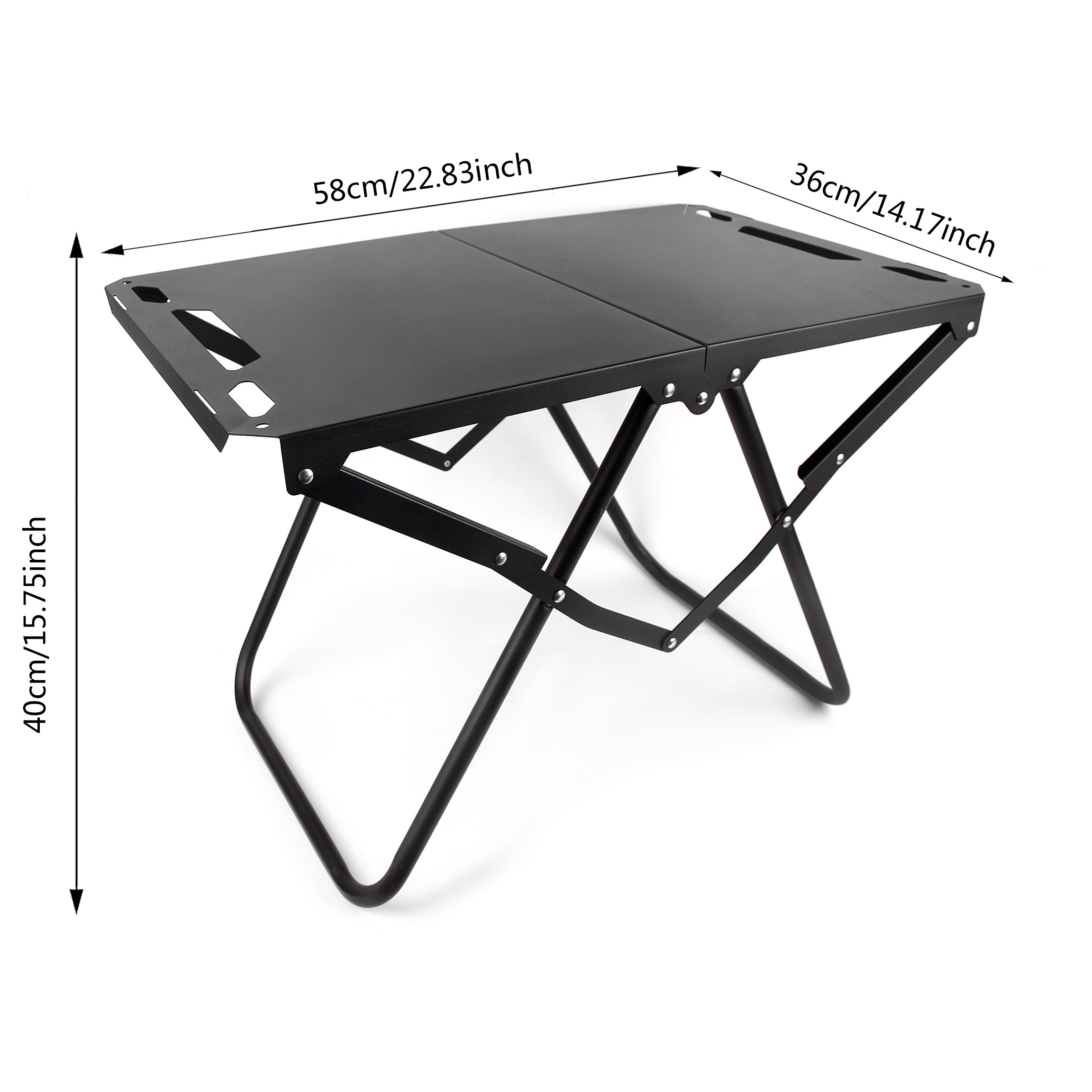 TEMU Outdoor Camping Folding Table Portable Picnic Camp Outdoor Folding Table