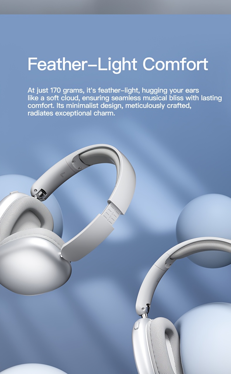 SY-T9 Over-Ear Wireless Headphones, Universal Music Headset for Phone And Laptop