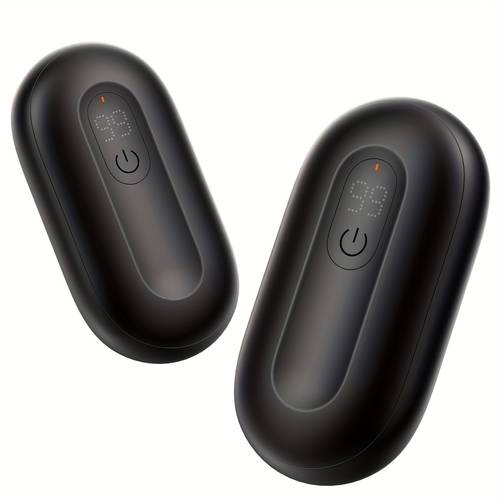 scaldamani ai ricaricabili tascabili 2 pezzi, display magnetico e digitale, intelligente della a 140°f, riscaldamento per campeggio escursioni outdoor, regalo caldo per donne