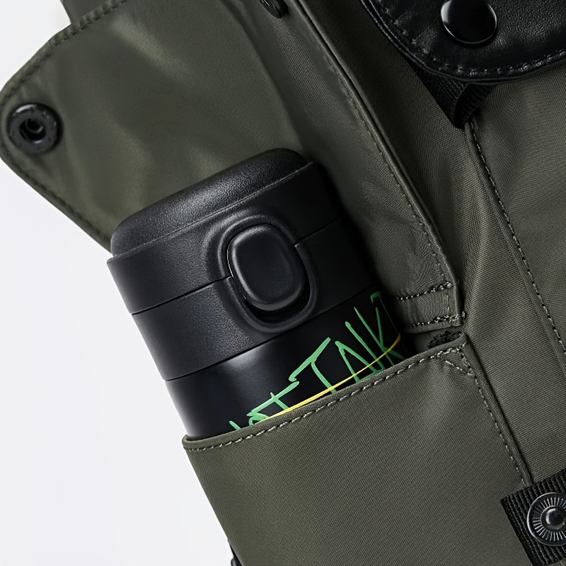 Stylish Casual Backpack for High School Students, Flip-Top Design