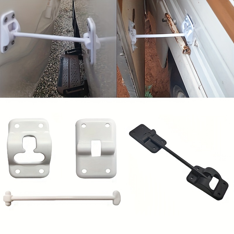 

Rv T-style Door Holder Catch Latch For Camper Trailer Cargo Hatch - Durable Plastic External Expansion Accessory