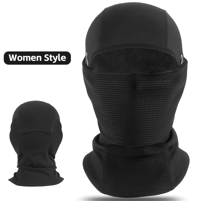 Image of West Biking Cycling Balaclava Neck Gaiter With Glasses Holes Breathable Windproof Face Mask Men's And Women's Balaclava Essential Gift For Men And Women Outdoor Sports Gear, Without Battery