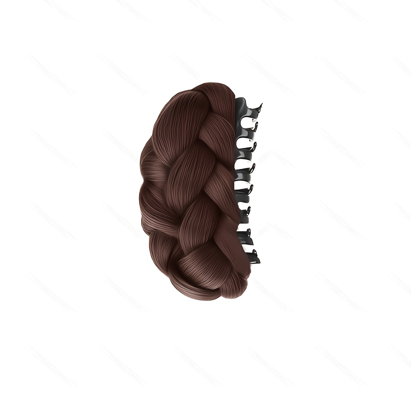 TEMU 1 pièce Accessoire de cheveux de simulation de torsadé polyvalent de style , pince à cheveux pour coiffure de sortie, accessoire de coiffure