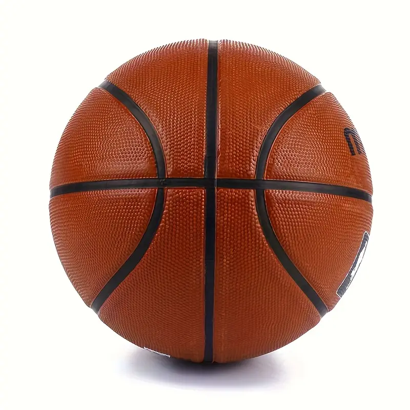 1pc official modern brown size 7 6 5 4 durable rubber indoor outdoor professional competition ball beginners and ideal holiday gift basketball training gear modern basketball design durable rubber ball basketball hoop details 1