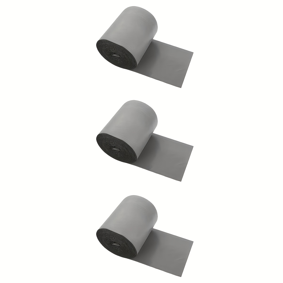 TEMU 3-roll Pack Large Industrial Roofing Tape - Cold And Heat Resistant, Heavy-duty Roof Sealant (total Length 7.2m), Suitable For Metal Tile And