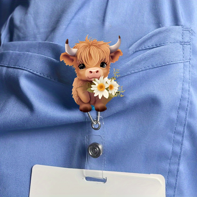 

Cow Bouquet Retractable - , For Nurses, Doctors & - Id For