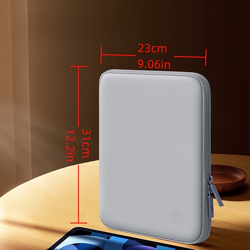 mala de tablet   qua de e dur vel em cor s   port til e     em pu   da pele ideal para neg   com compartimento interno para o tablet capa para tablet de 10 9 polegadas   0