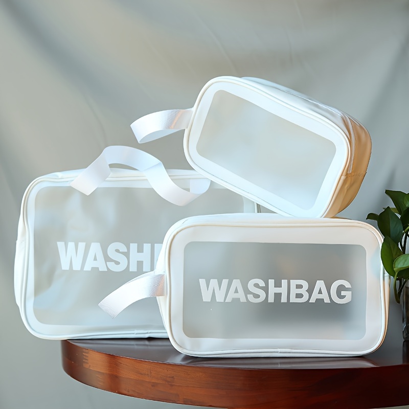

Portable Travel Wash Bag, Waterproof Wash Bag, Toiletry Bag With Zipper