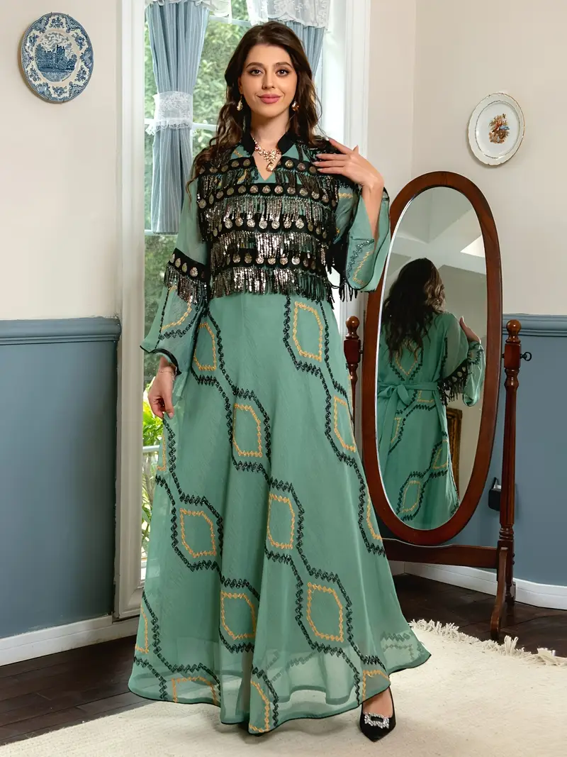patterns for evening dresses with sleeves V2048 (PDF) | Vogue Patterns Misses' Evening Dress in Two Lengths