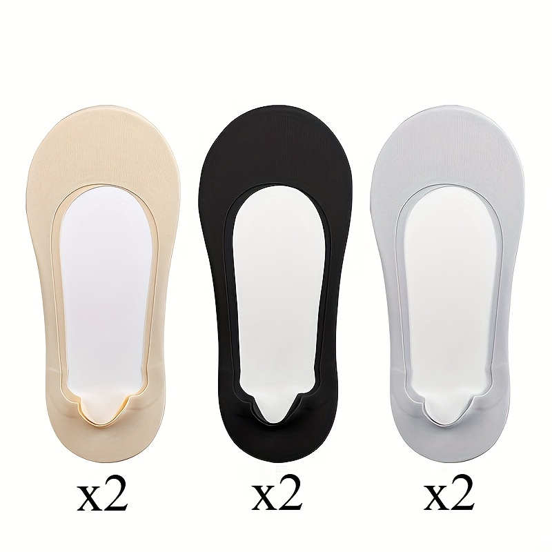 Image of 3pairs Serical Foot Pads, 3d Arch Support, And Invisible Anti-slip, Ideal For Men And Women