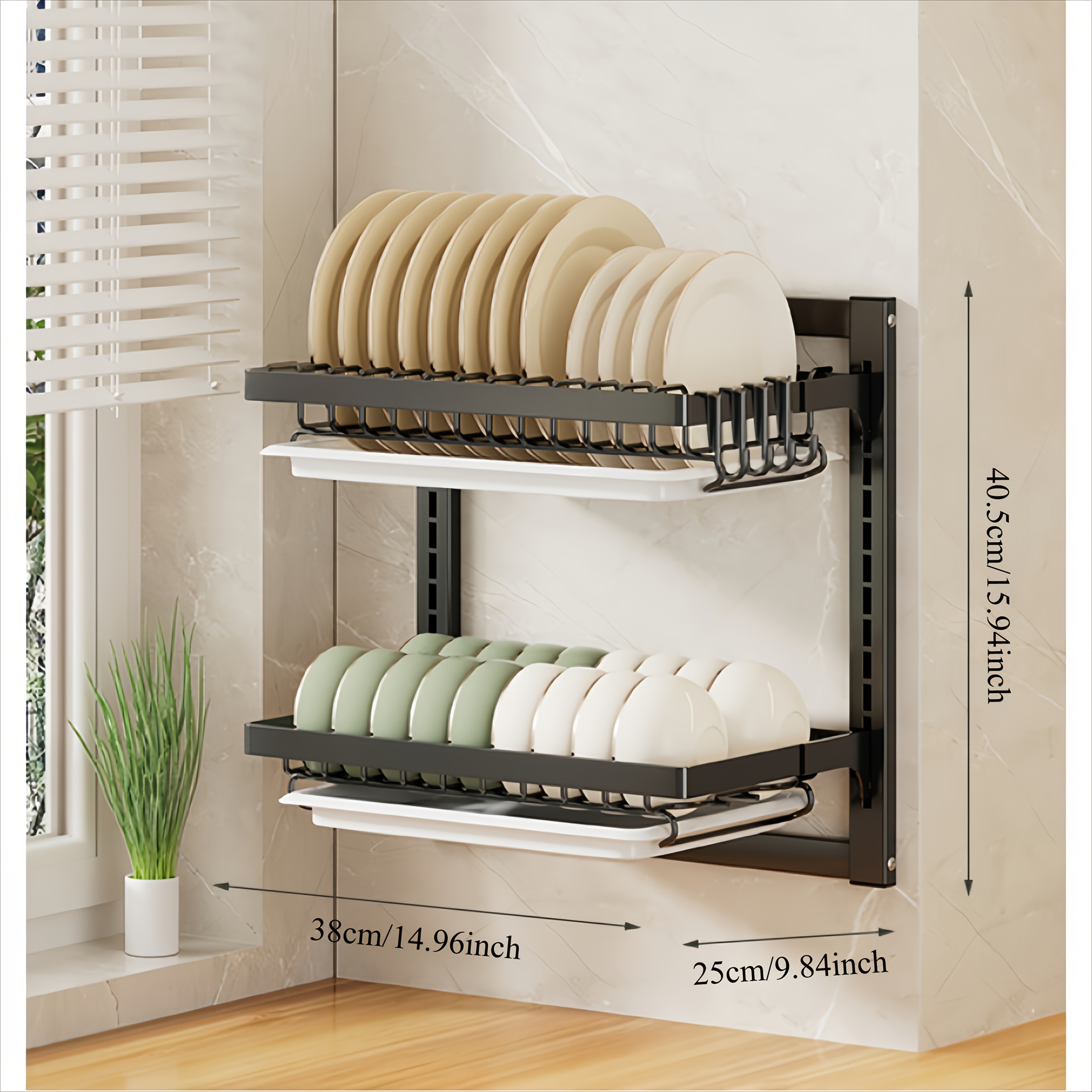 hanging dish rack sold on Temu Australia