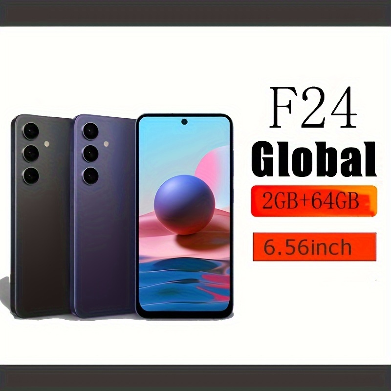 

F24 Smartphone 2gb Ram + 64gb Rom 6.56- Phone Supports Unlocking 1280x720 3200 Mah Battery