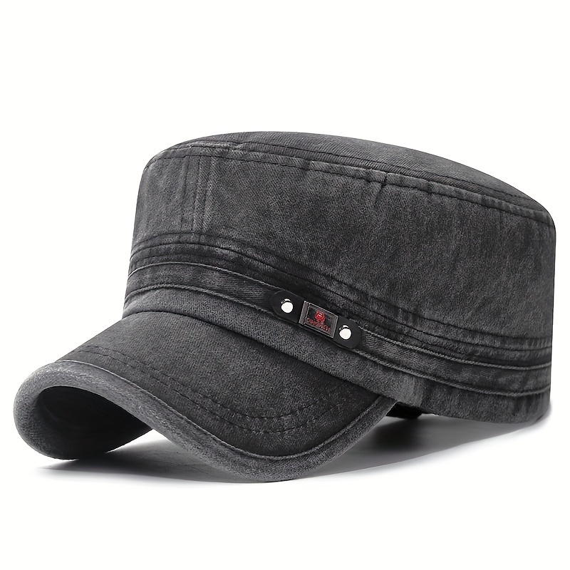 

1 Chic With Red Patch - Textured Fabric, Snapback Closure | Ideal For Halloween, Christmas, Thanksgiving, New Year's