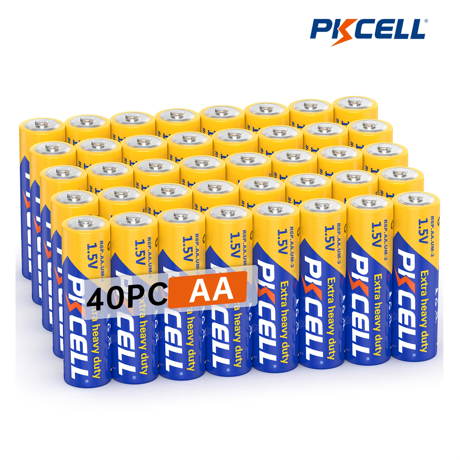   aa-batterie super power  -zink 1,5v r6p um3 hochleistungsbatterie, 12 stück/32 stück/40 stück
