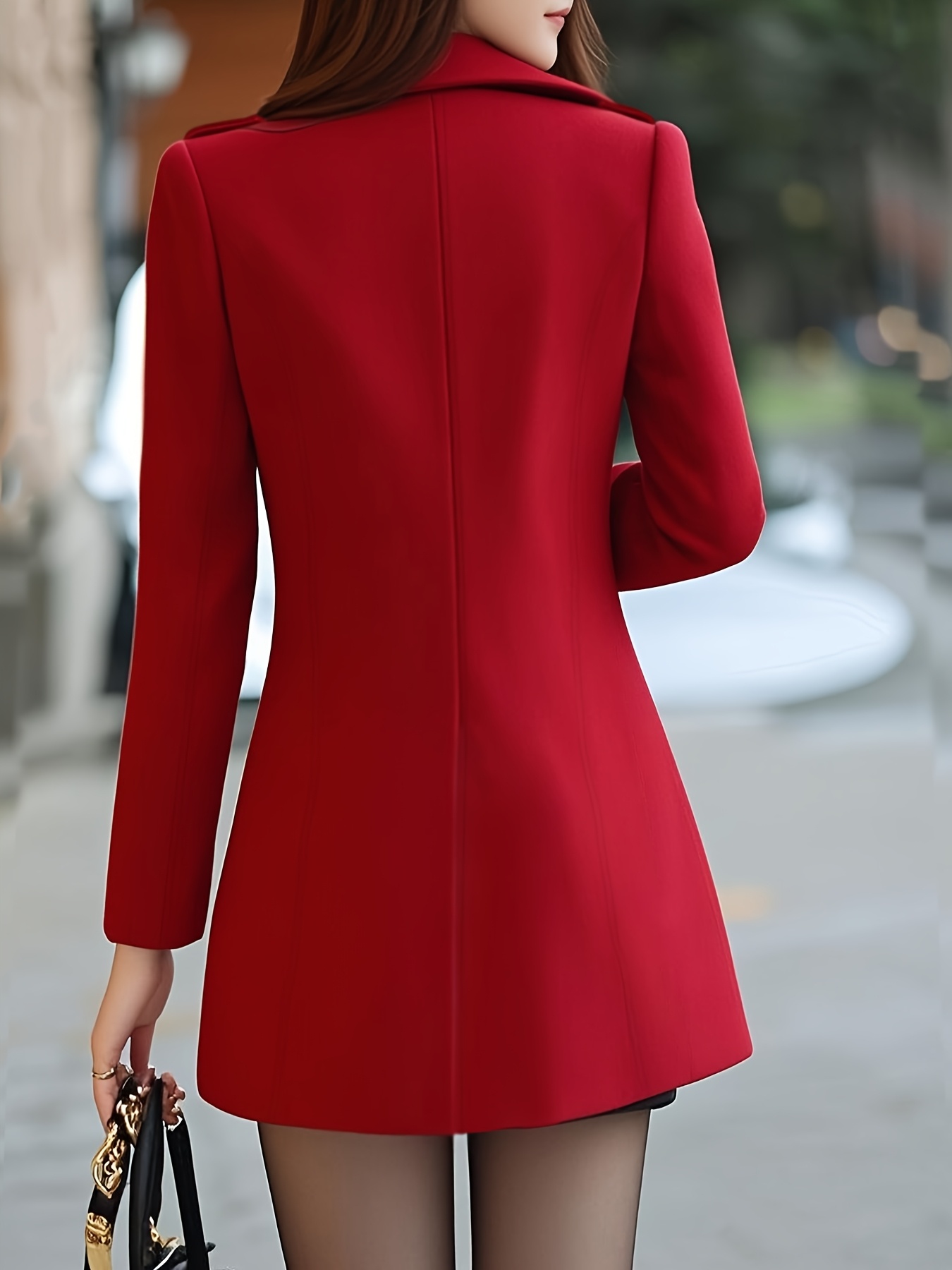 Casual Red Coat For Ladies Red Blazer Size 20 Sales