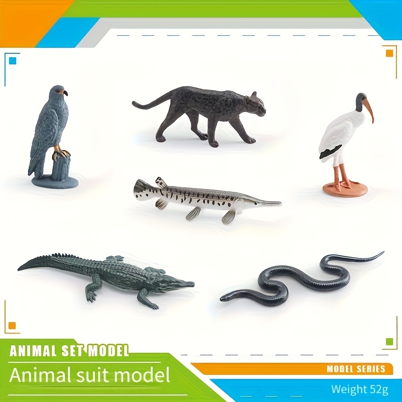 Miniature Realistic Forest Animal Dolls Set