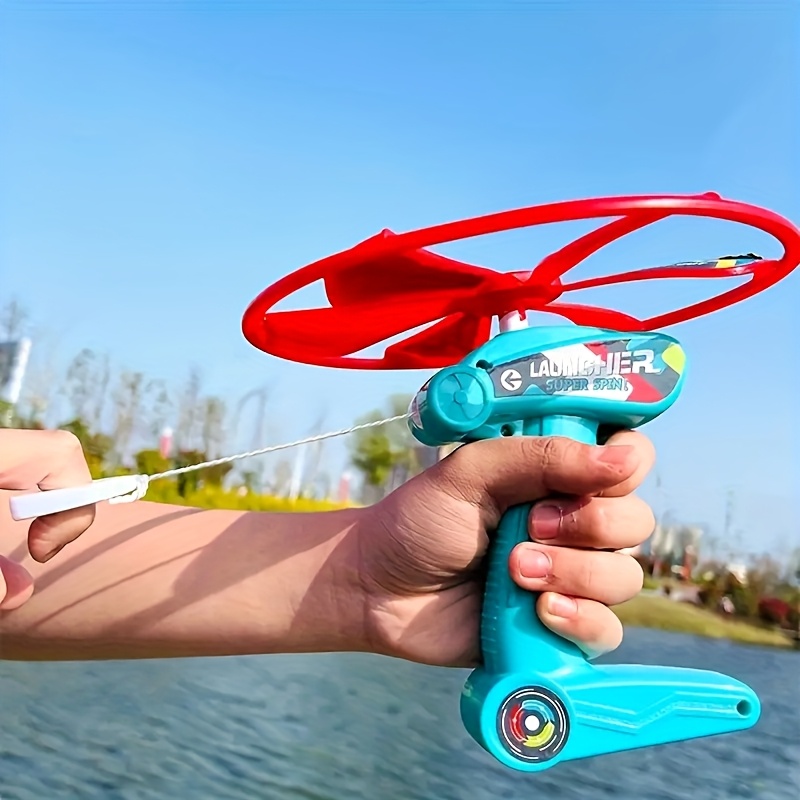 spinning saucer toys outdoor sports toys large string spinning saucer 1 transmitter and two   family interactive outdoor flying toys Product details 1