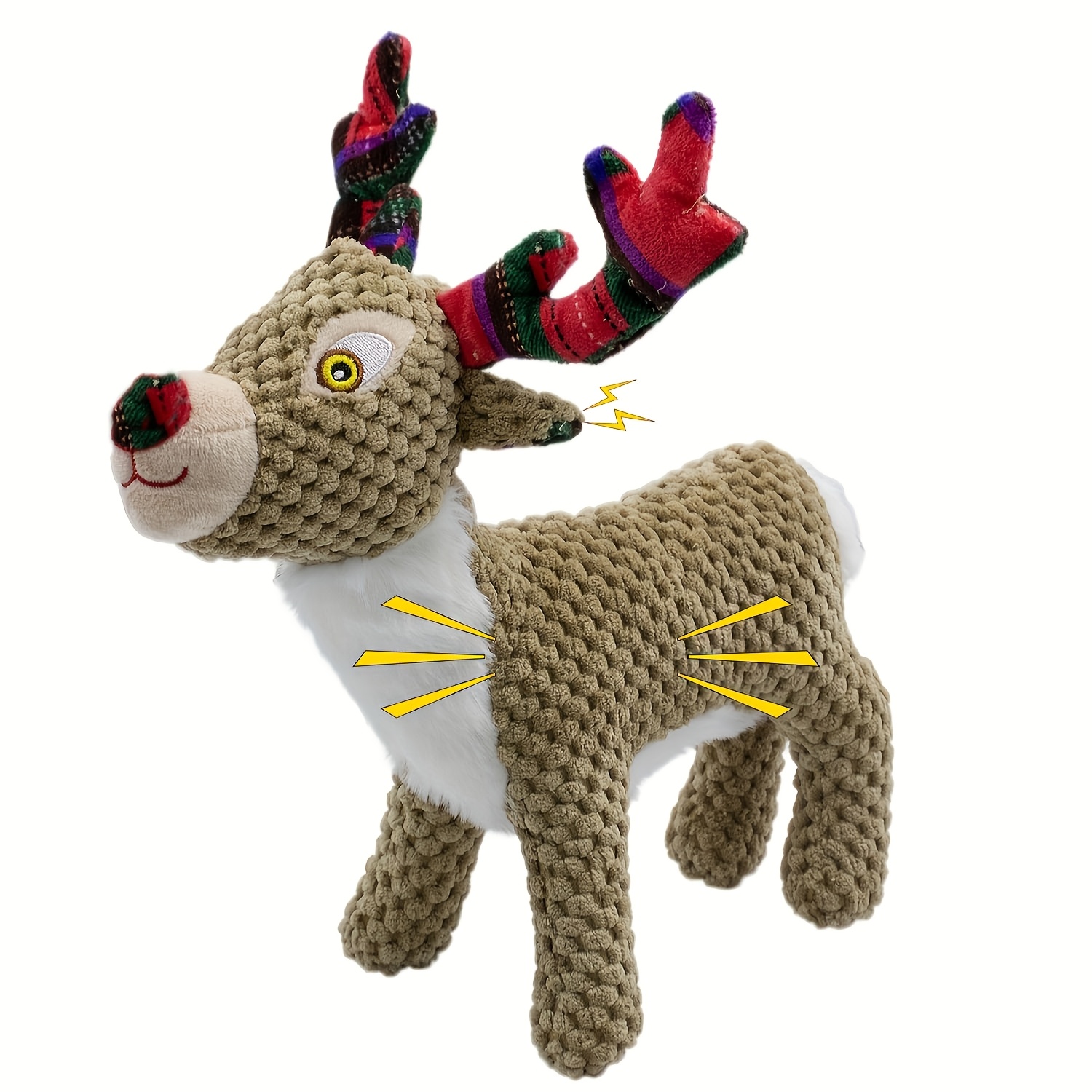 

Christmas Squeaking Standing Deer