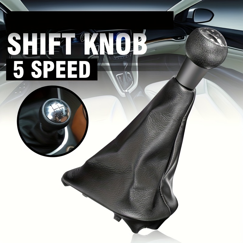 

Car Gear Shift Knob 5 Speed With Gaitor For Peugeot 207 307 406 For C3 C5 Xsara