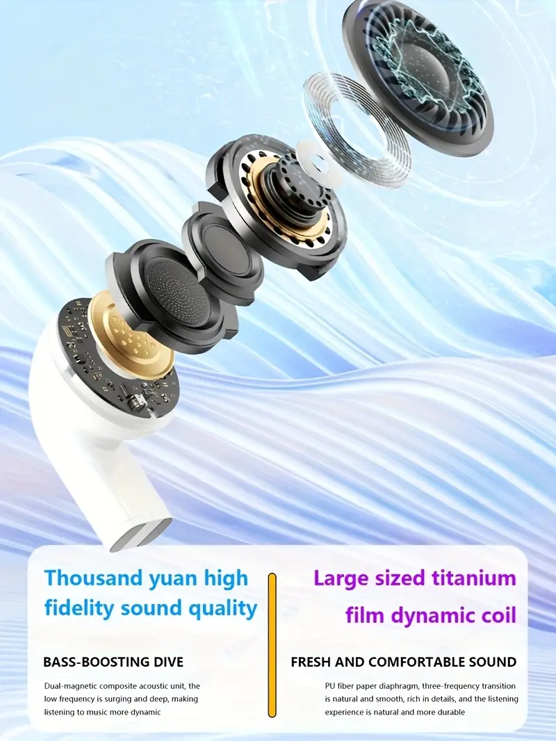 true wireless 5 3 mini earbuds hi fi bass long wireless 5 3 usb charging case with mic volume control for iphone android gaming calls details 4