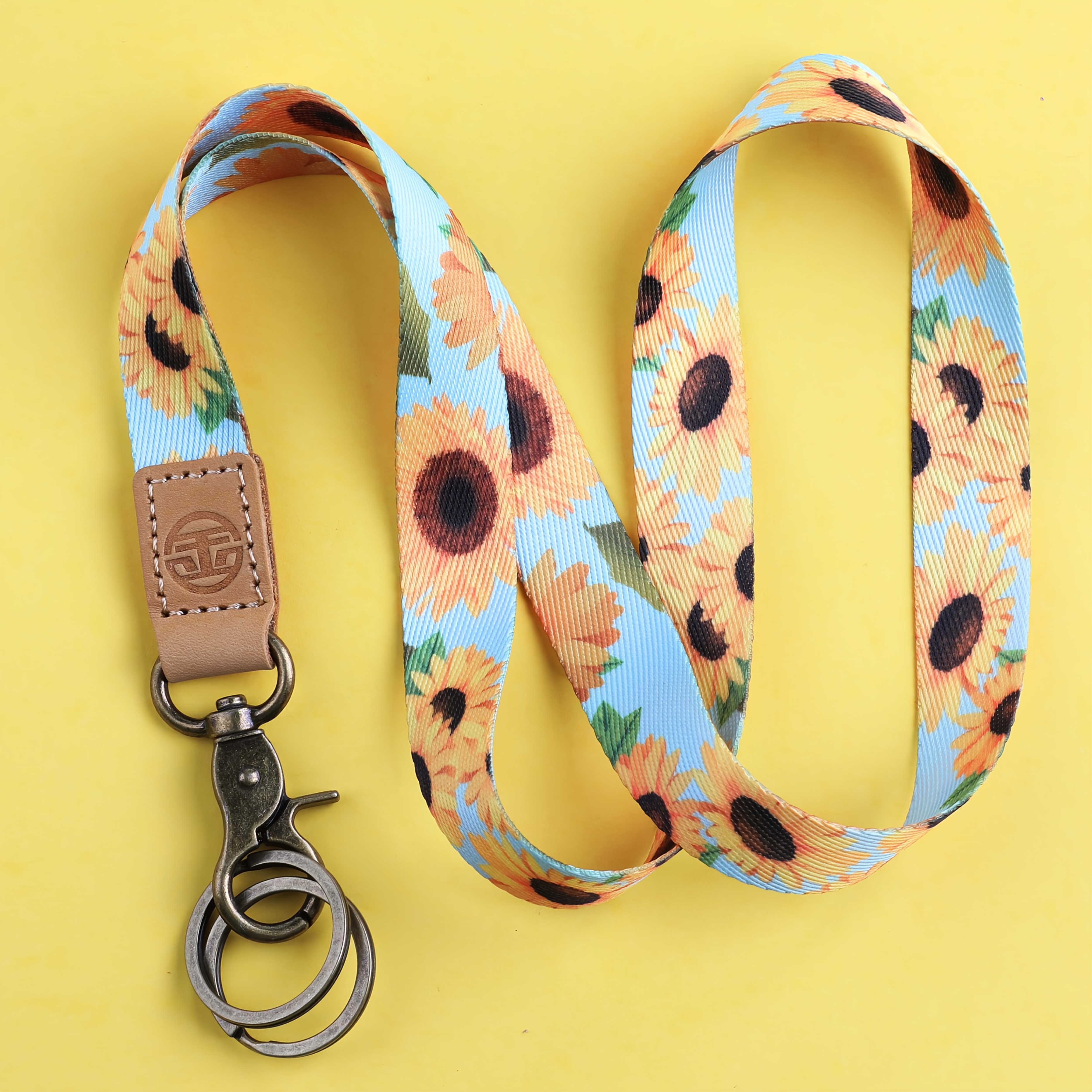 Golden Chain EASTERUP Lanyards For Keys,2 Pack Lanyards For Id