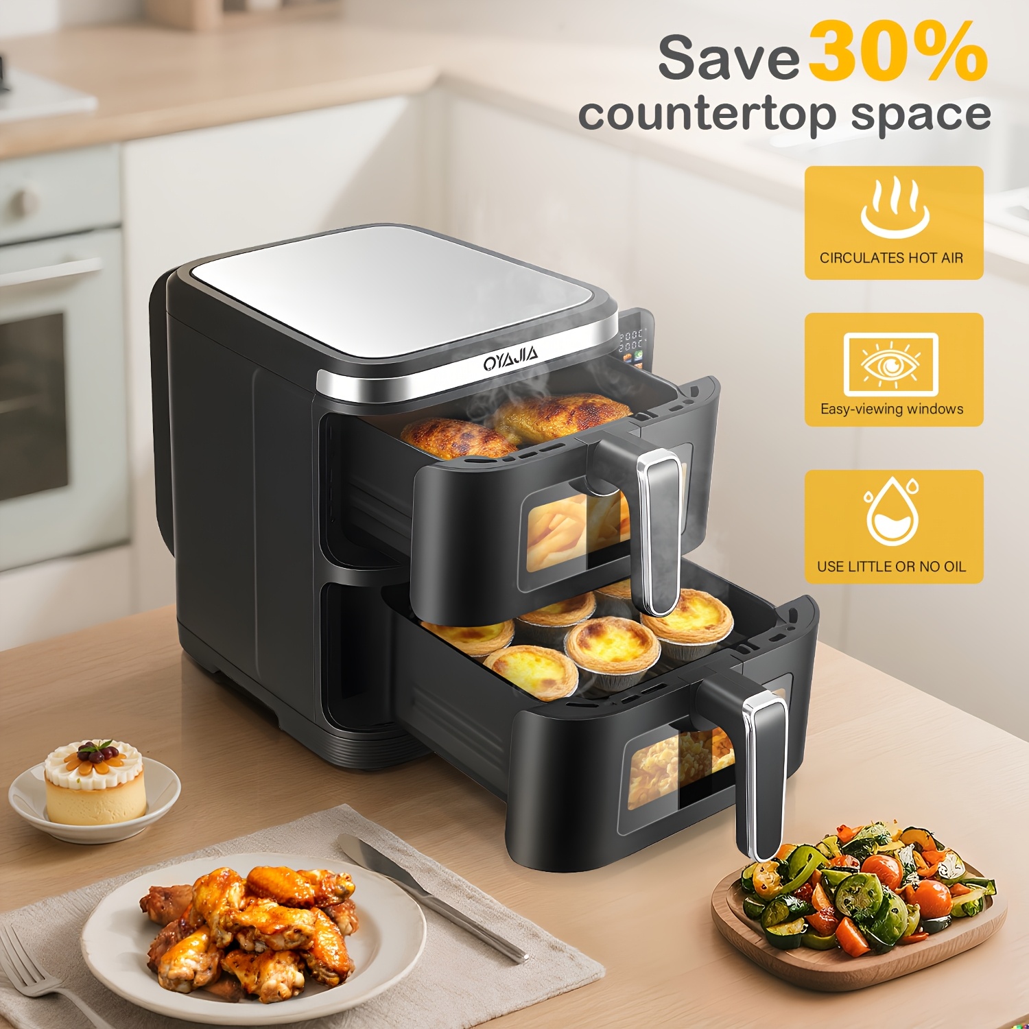 11L Xxl Dual Stack Airfryer