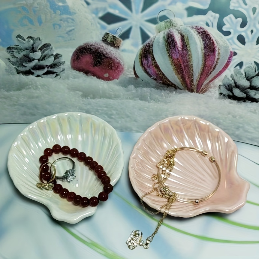 Conch Shell Shaped Dish Beautiful Plastic Tray Serving Dish Seashell Design  Photo Prop Dinner Plate Fruit Plate Trinket - AliExpress