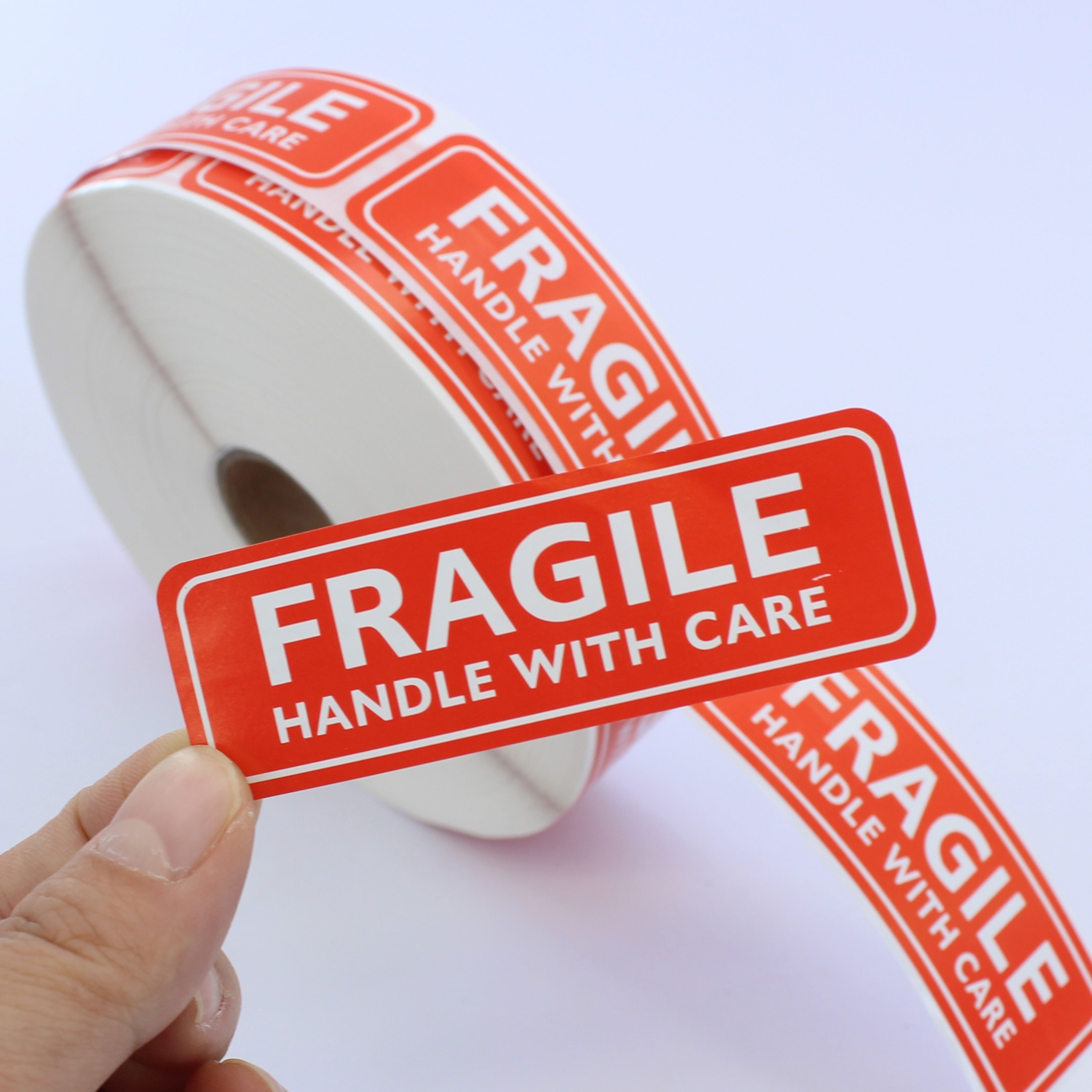 

Caution Handle With Care - Fragile Item Stickers, 250/500/1000pcs/roll, No Text/english