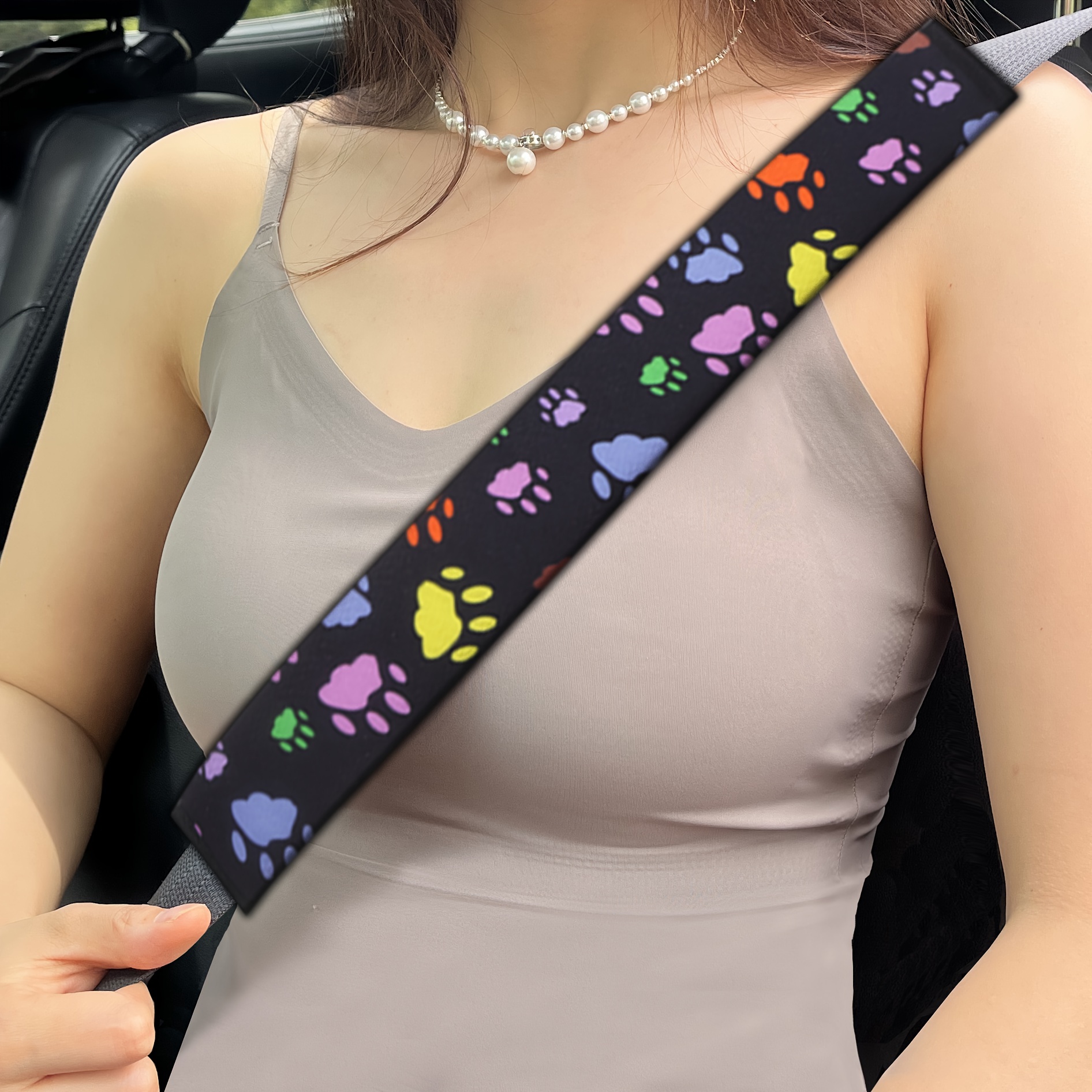 

Truck Safety Belt Shoulder Cover Car Decoration Supplies Complete Set Interior Soft Protective Cover Car Accessories Extended Taxi Car Insurance Belt Protective Cover Anti-wear Truck Interior