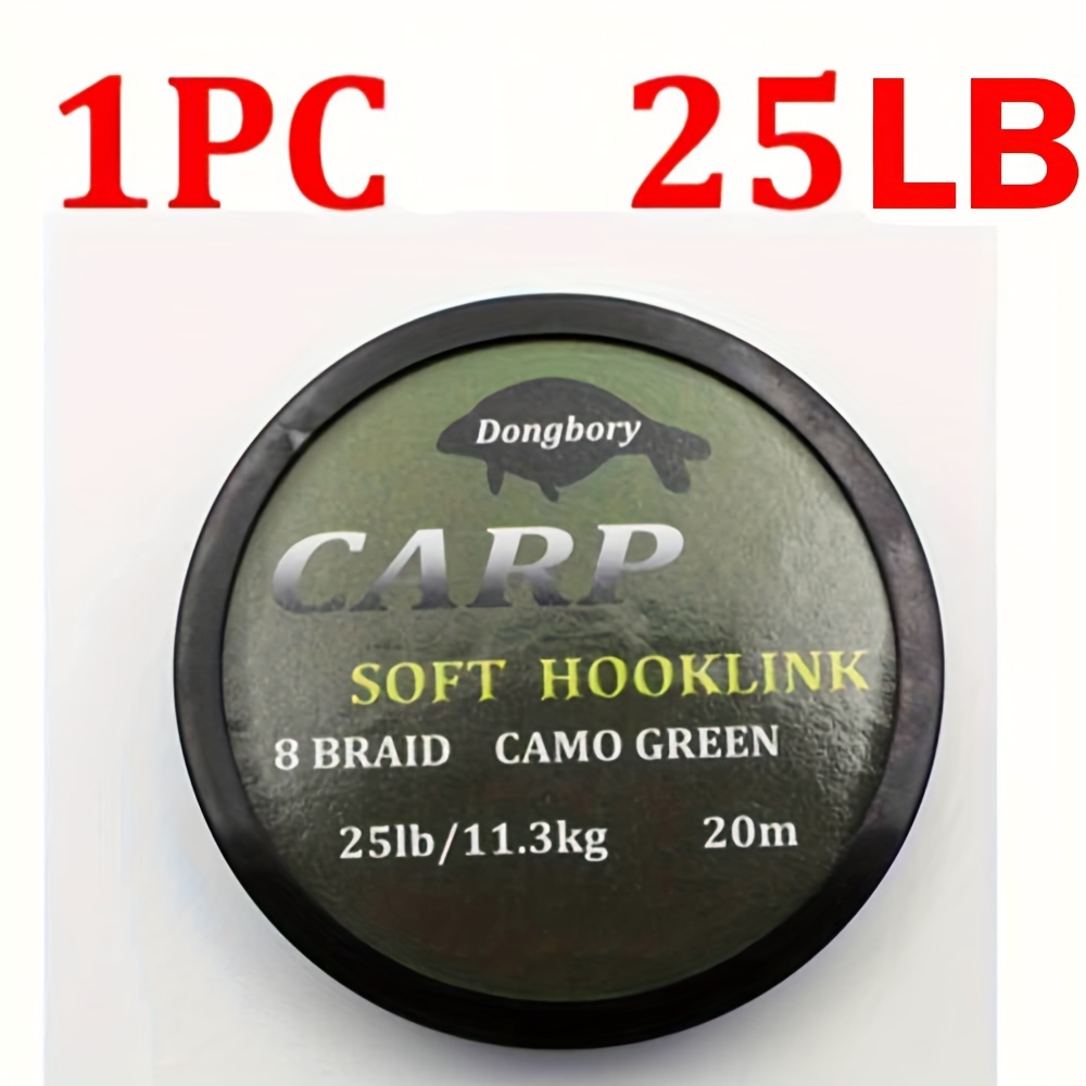 Soft Hook Link Carp Fishing Line Perfect Hair Rig 15ib 35ib - Temu
